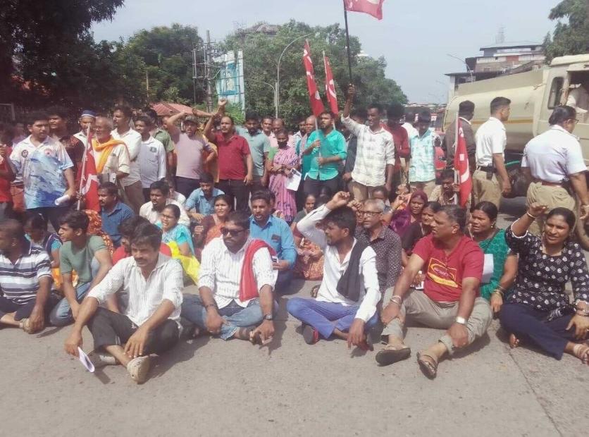 MCC continues eviction drive against ‘Sunday Bazaar’ vendors amid protests